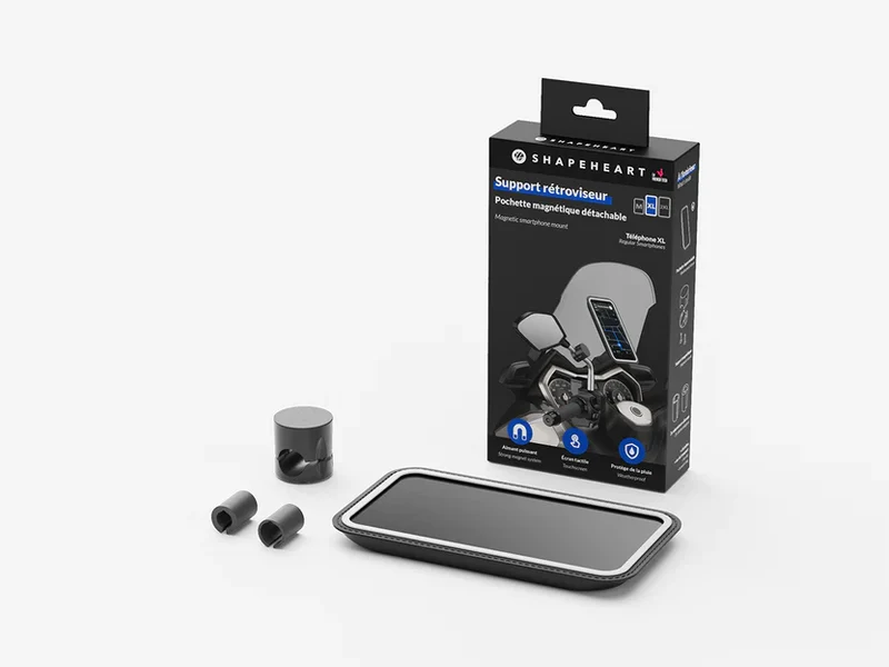 Support téléphone pour rétroviseur de moto PRO