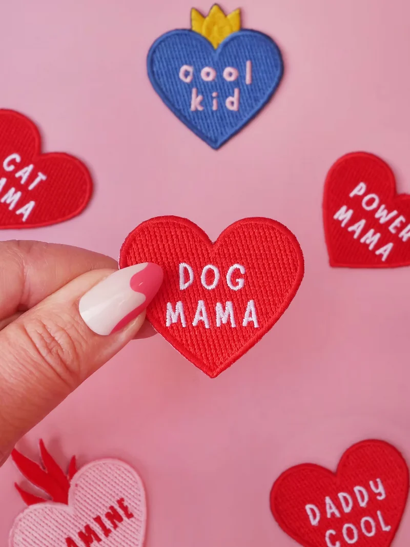 Patch thermocollant vêtements - Dog mama - Malicieuse