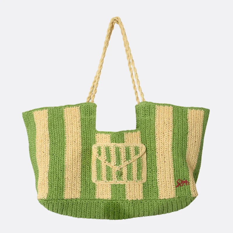 The Orla Raffia Beach Bag