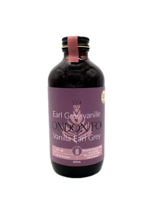 Sirop London Fog Earl Grey Vanille (237 ml) - 3/4 oz