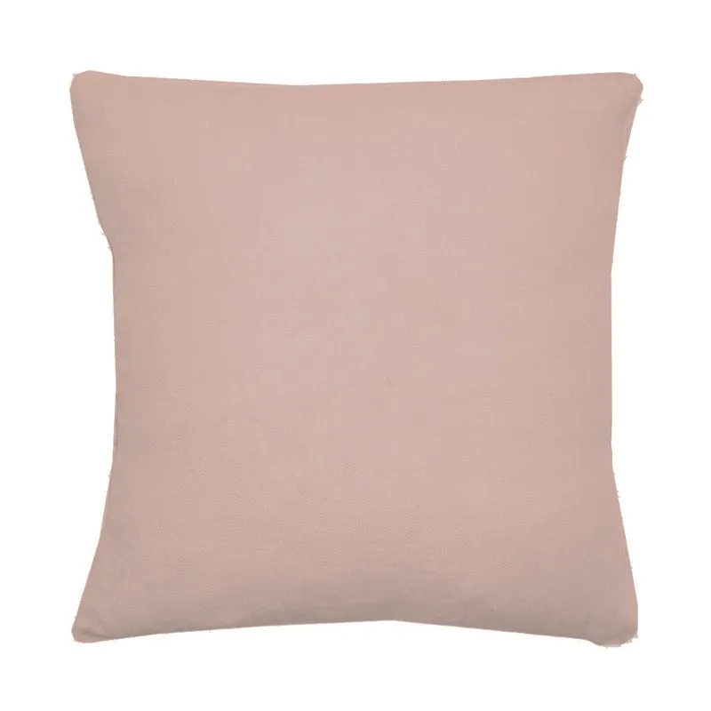 Coussin de Noël personnalisé Vieux Rose Lin