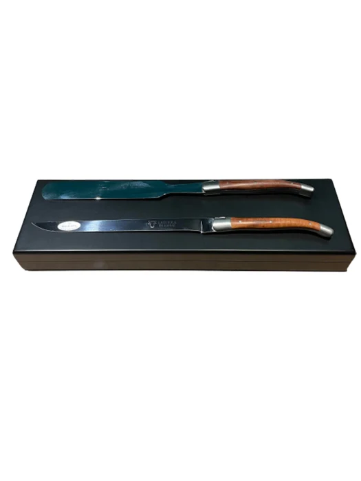 Service Foie Gras 2 pièces avec coffret - Laguiole en Aubrac