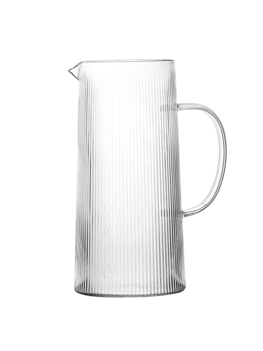 Pichet Transparent Cotelé
