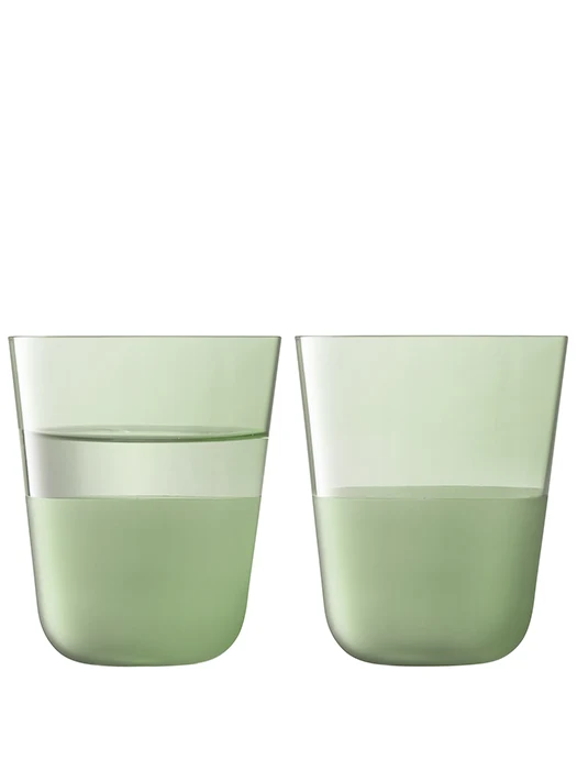 Verres Tumbler Arc Contrast MOSS 380ml (lot de 2)- LSA