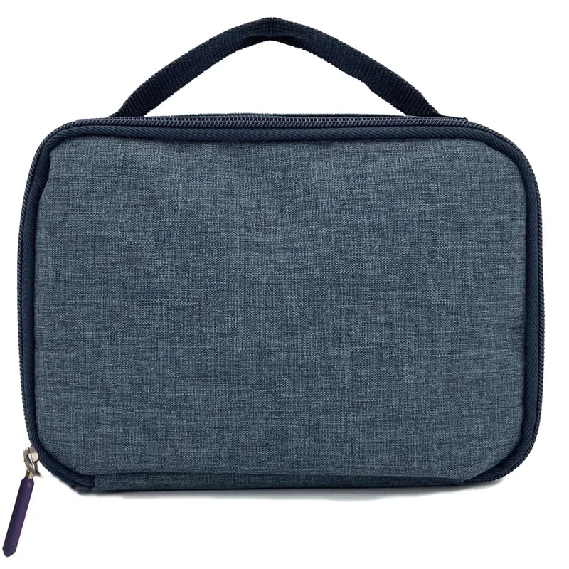 Sac isotherme Petit modèle Cadeau Mariage personnalisé bleu chiné