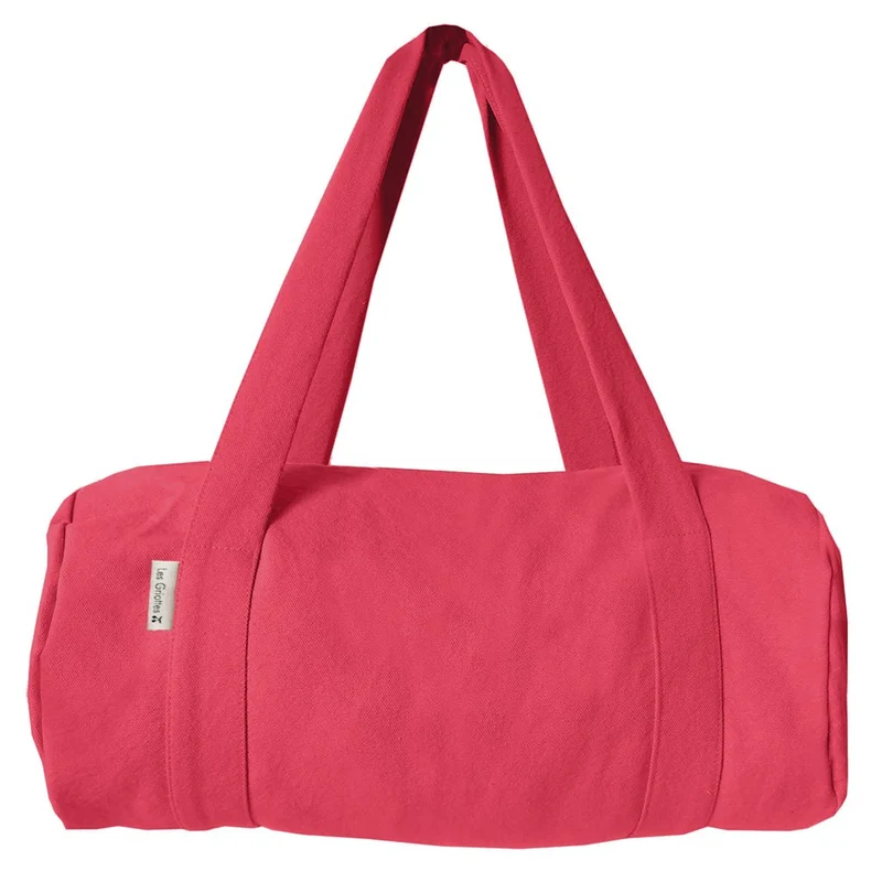 Sac de sport Ecole personnalisé Rose grenadine Coton