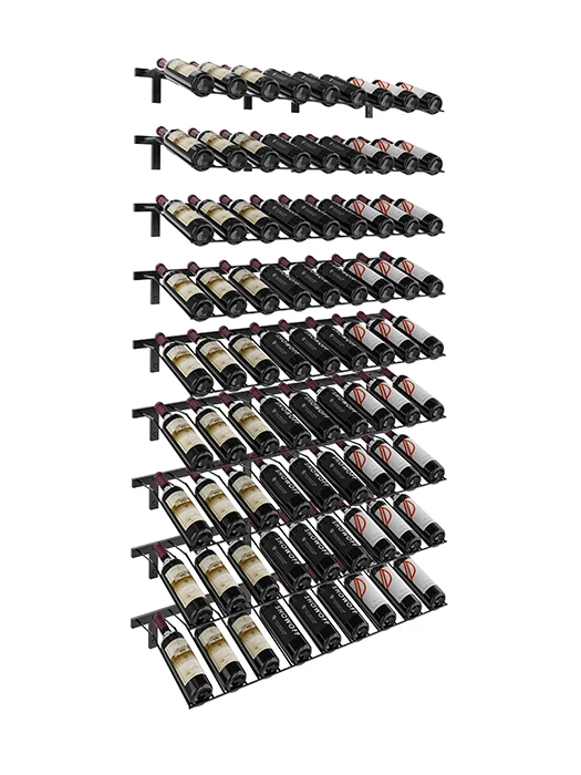 Kit de supports pour 81 bouteilles en présentation, Série W - Vintage View