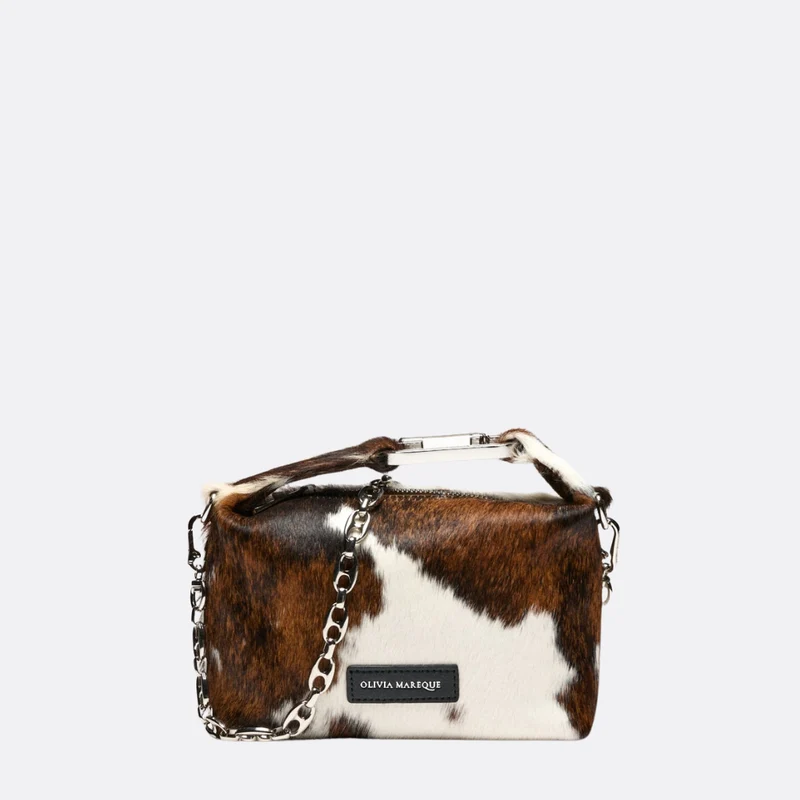 Kenza Cow Print bag