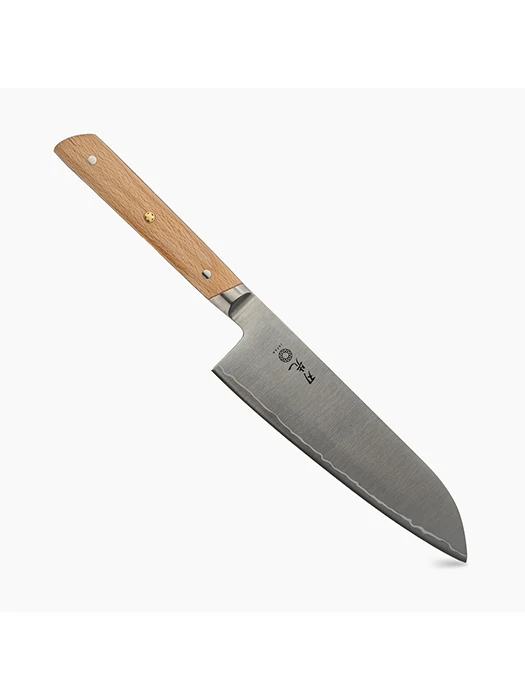 Couteau polyvalent Santoku (hêtre) Série Classique - Hazaki
