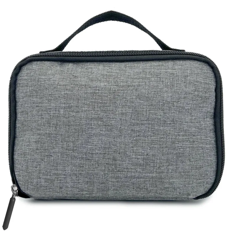 Sac à goûter isotherme Petit modèle Cadeau Enfant personnalisé gris chiné