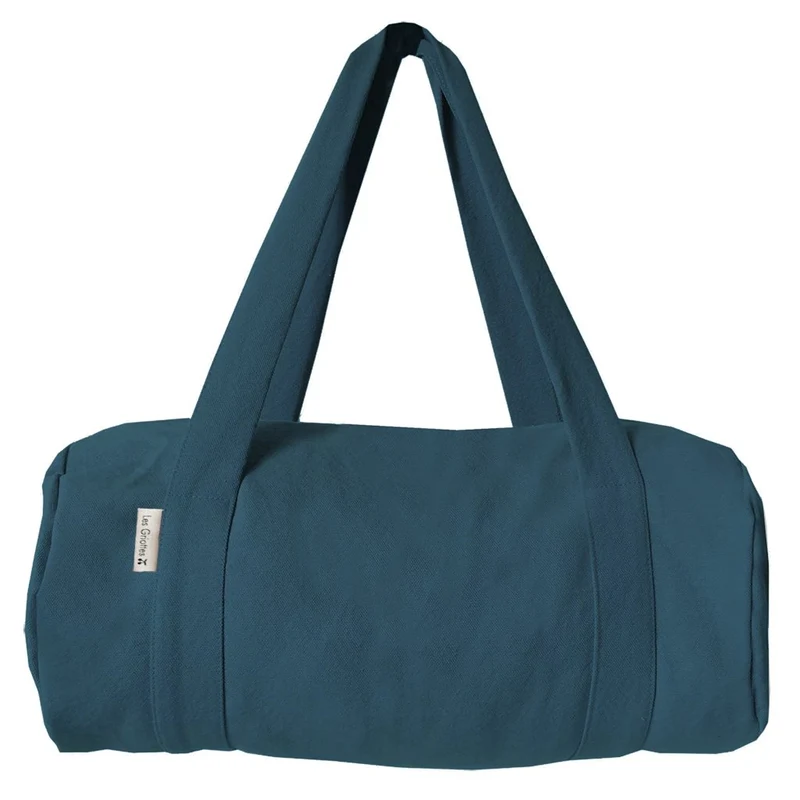 Sac de sport Ecole personnalisé Bleu pétrole Coton