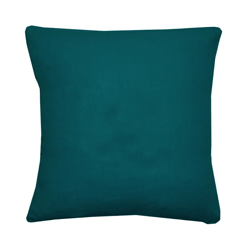 Coussin Cadeau Mariage personnalisé Bleu pétrole Lin