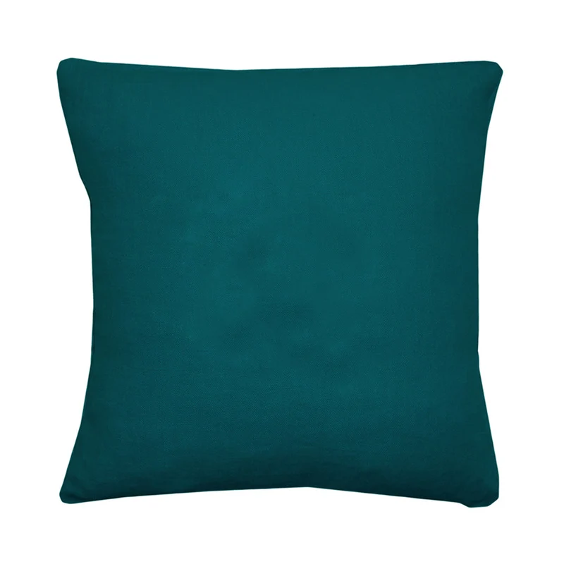 Coussin Cadeau Enfant personnalisé Bleu pétrole Lin