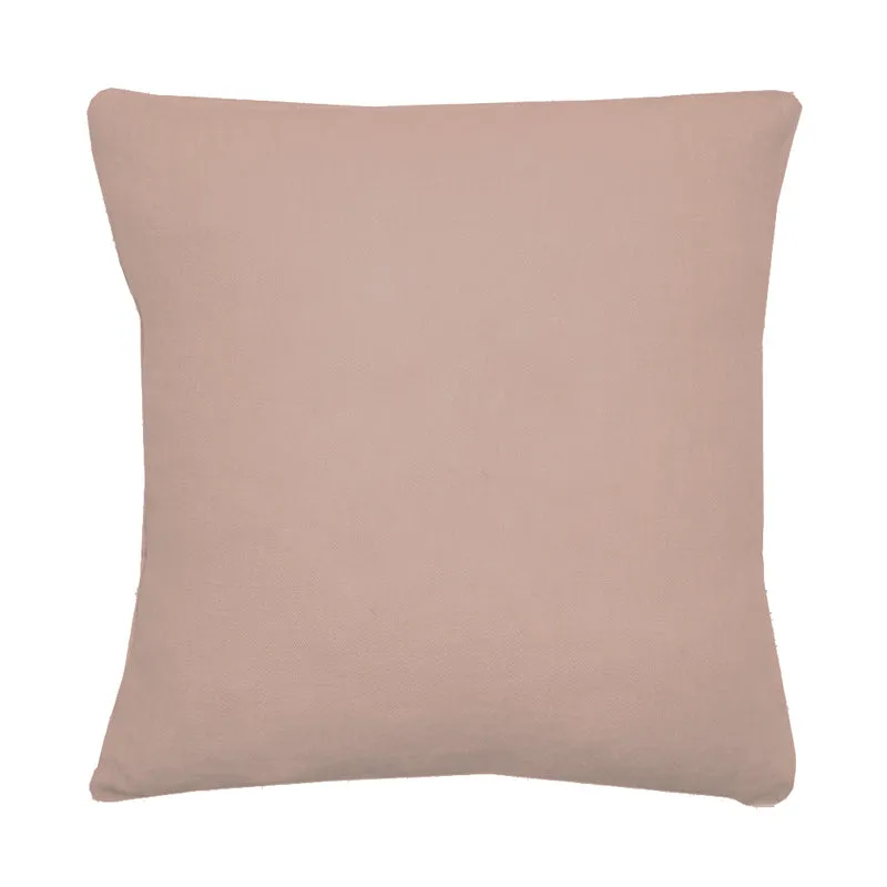Coussin Cadeau Bébé personnalisé Vieux Rose Lin