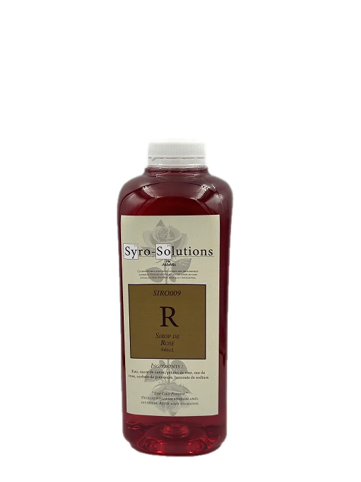 Sirop de Rose 946ml - Syro-Solutions