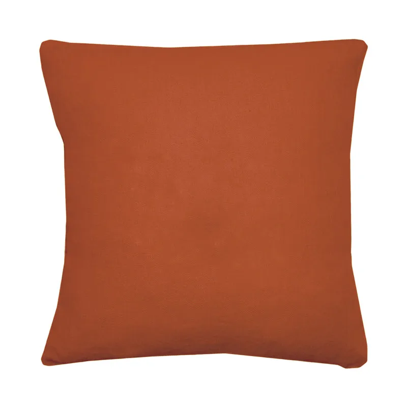 Coussin Cadeau Baptême / Communion personnalisé Terracotta Lin