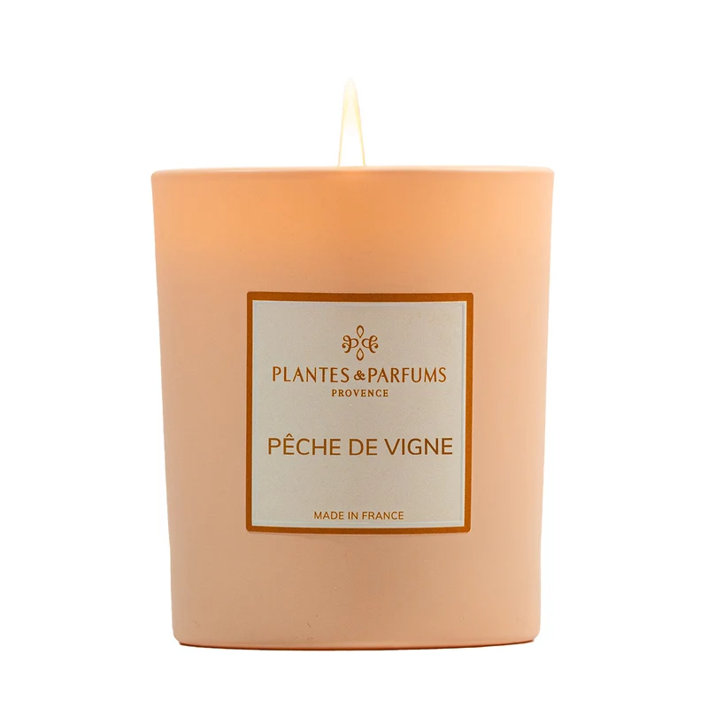 Bougie Pêche de vigne Plantes & Parfums® 🇫🇷