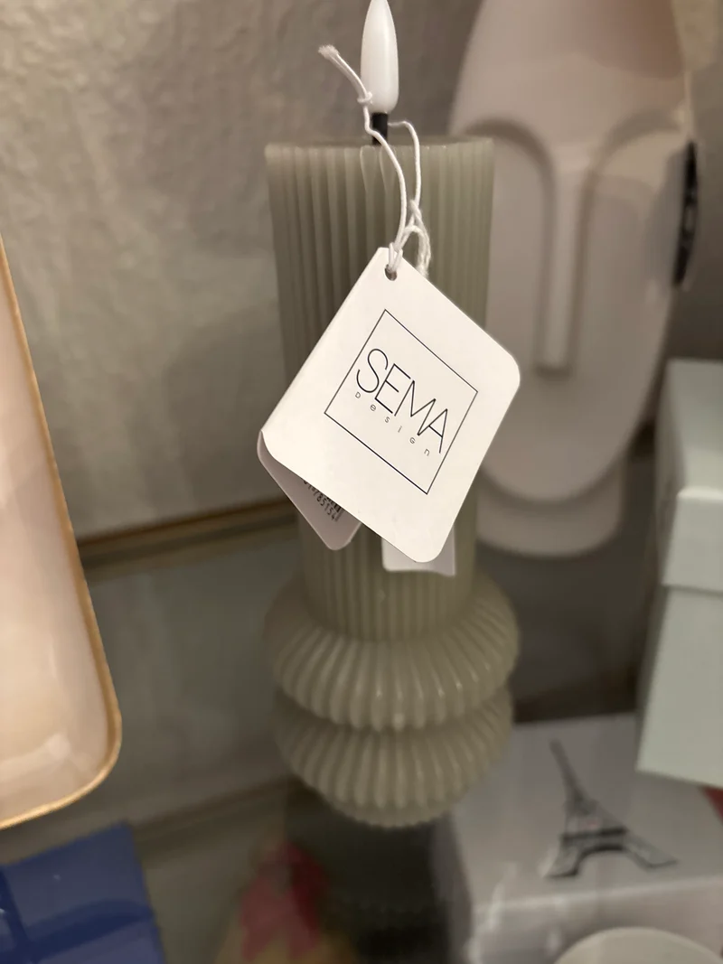 Bougie cire led