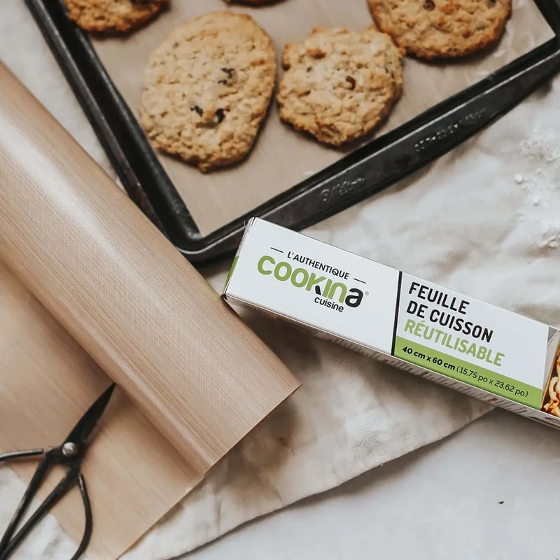 Feuille de cuisson réutilisable