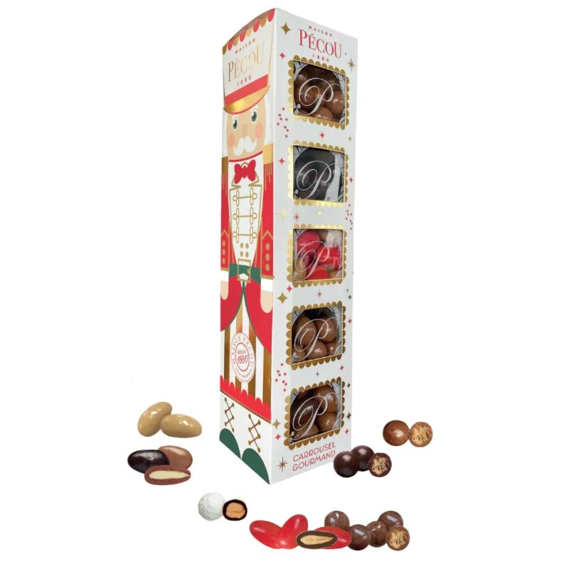 Coffret 5 recettes d'enrobés 400g Maison Pécou® CASSE-NOISETTE 🇫🇷