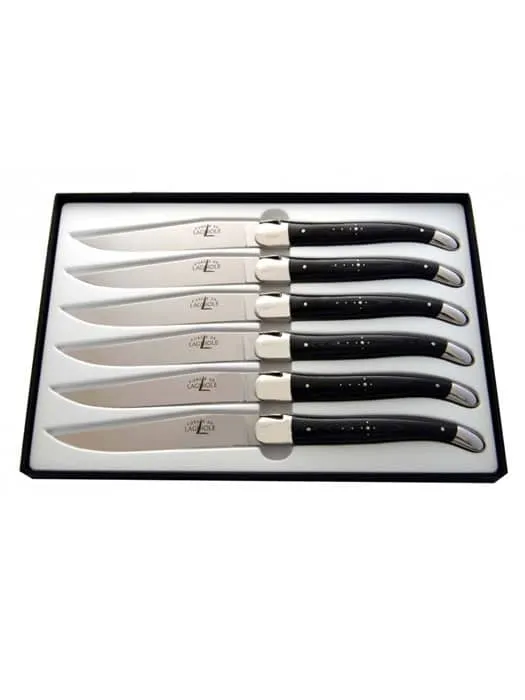 6 Couteaux de table Tissu compressé - Forge de Laguiole