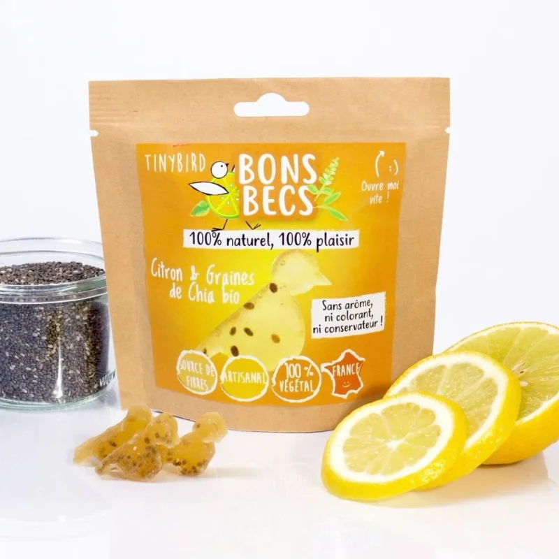 Bonbons 100% naturels aux fruits 40g personnalisables 🇫🇷