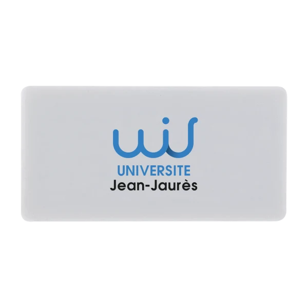 Aimant rectangulaire en plastique personnalisé 🇫🇷
