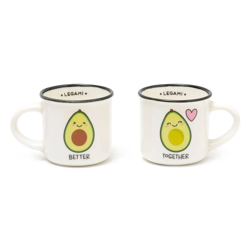 Set 2 tasses café Avocado