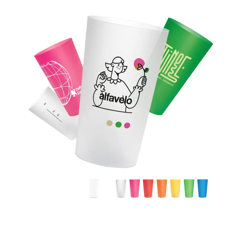 Gobelet en plastique réutilisable 60 cl (pinte) personnalisable 🇫🇷