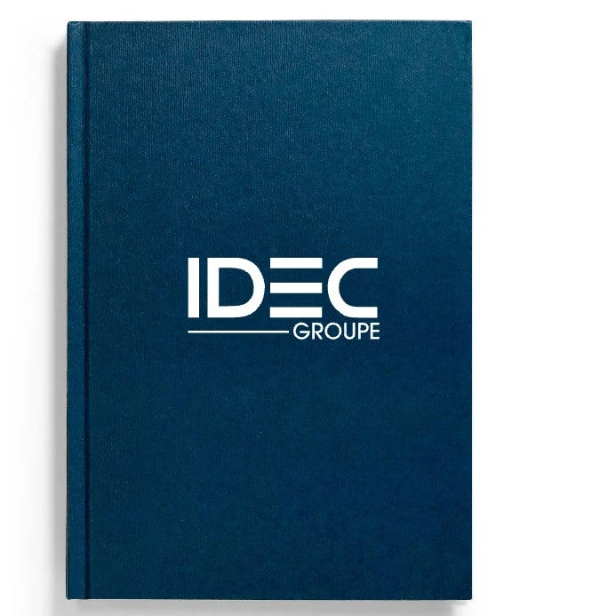 Carnet de notes A5 dos carré collé couverture rigide personnalisé 🇫🇷