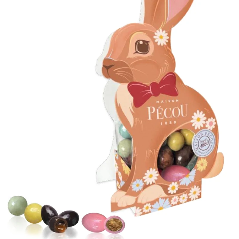 Lapin rempli d'oeufs de Pâques 150g Maison Pécou® 🇫🇷