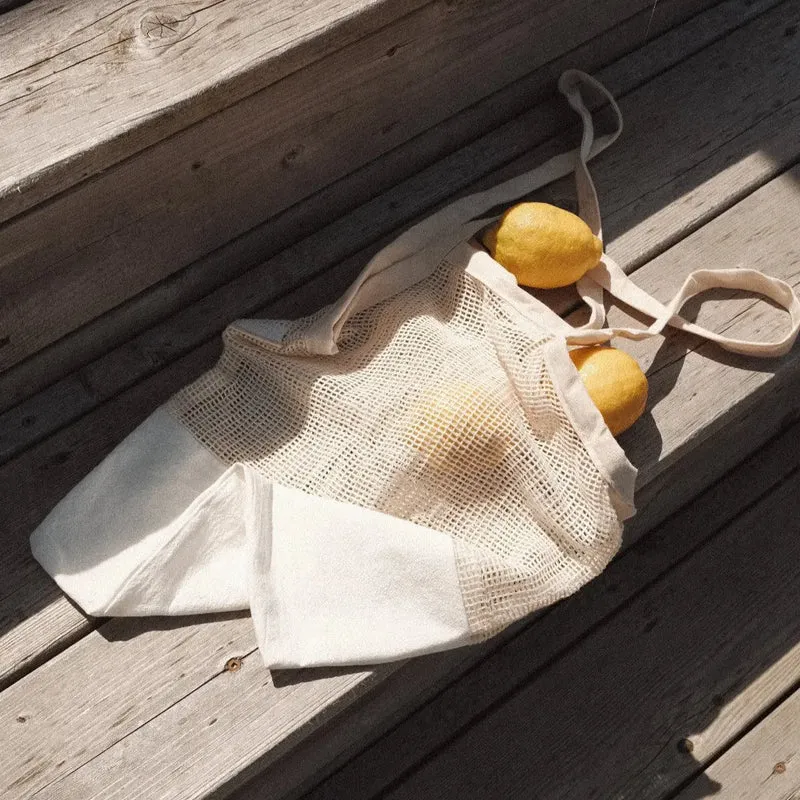 Sac en filet réutilisable – Sac à fruits, légumes et marché