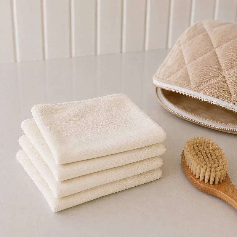 Lingettes lavables en bambou – Paquet de 5