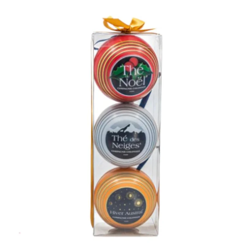 Coffret 3 boules métal 10 berlingos thé Compagnie & Co® 🇫🇷