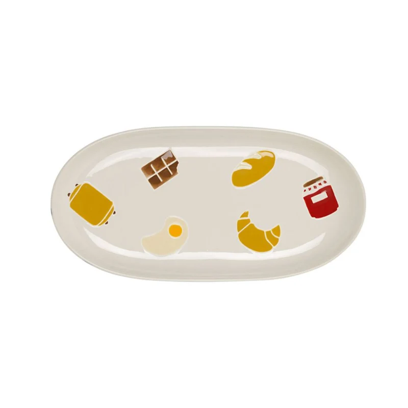 Plat ovale "Réveil Gourmand"