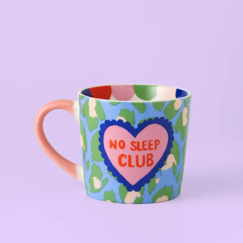 Mug No Sleep Club Green Leopard