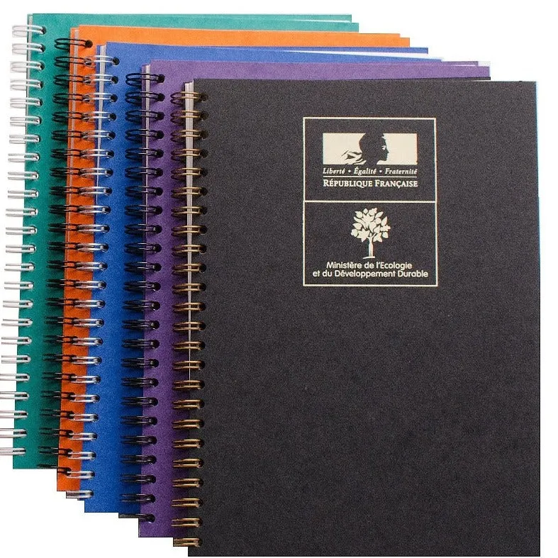 Carnet à spirales A5 ou A4 couverture souple personnalisé 🇫🇷
