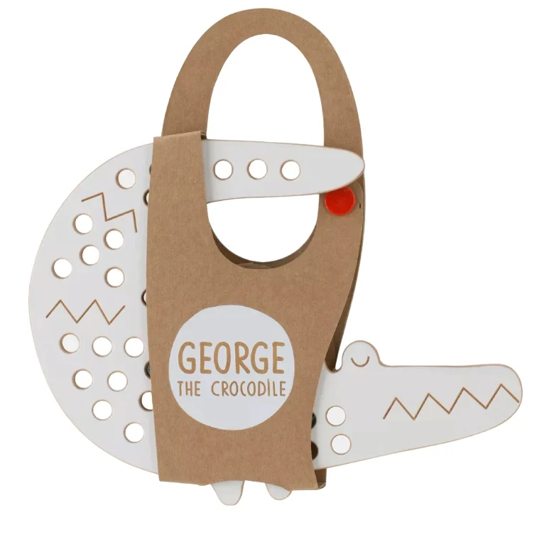 Jouet à lacer - George le Crocodile