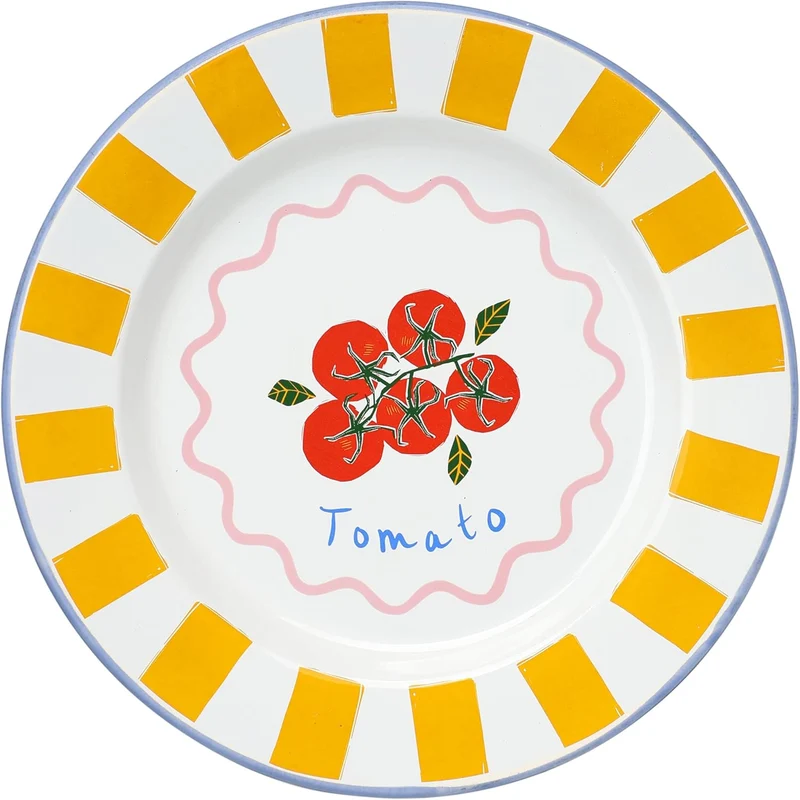 Assiette Emaillée Bon Appetit - Tomates