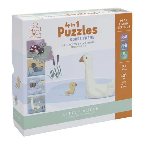 Puzzle 4 en 1 Oie