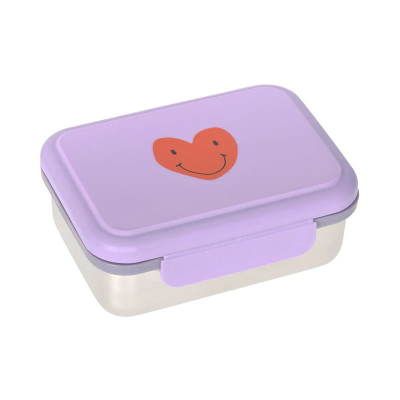 Boîte à goûter Cœur Lila Little Gang