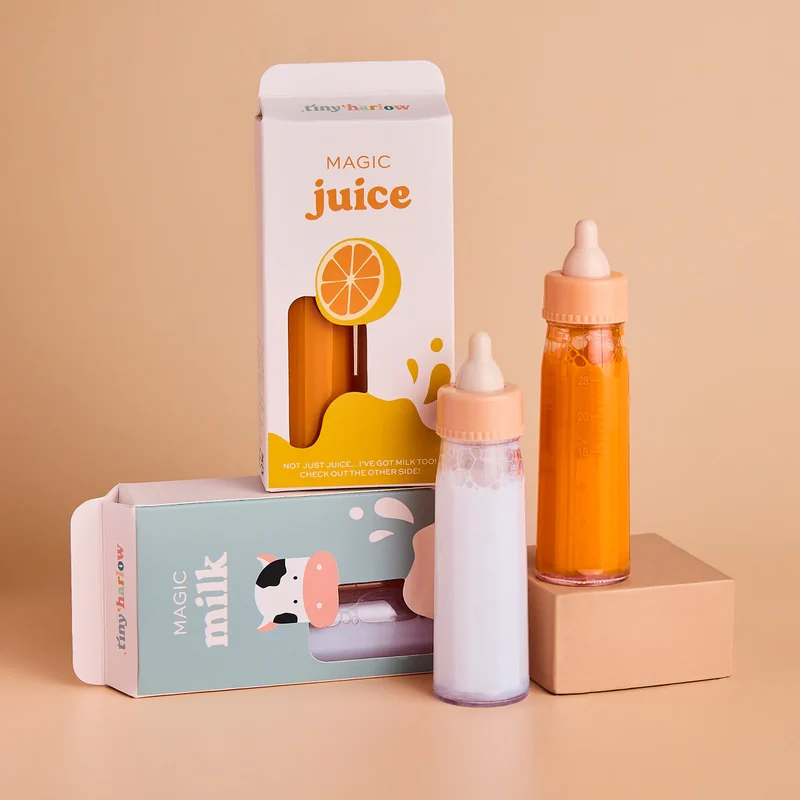 Duo de Biberons Magiques - Lait & Jus de fruit