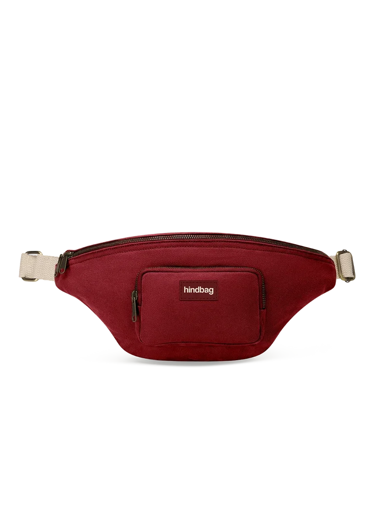Sac banane XL Sofia bordeaux