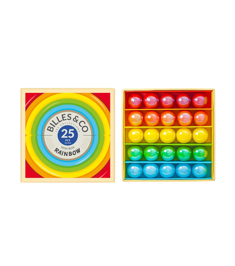 Coffret de 25 billes - Rainbow