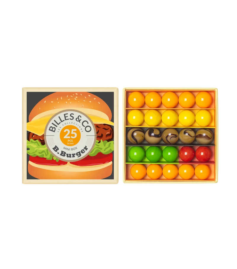 Coffret de 25 billes - Burger