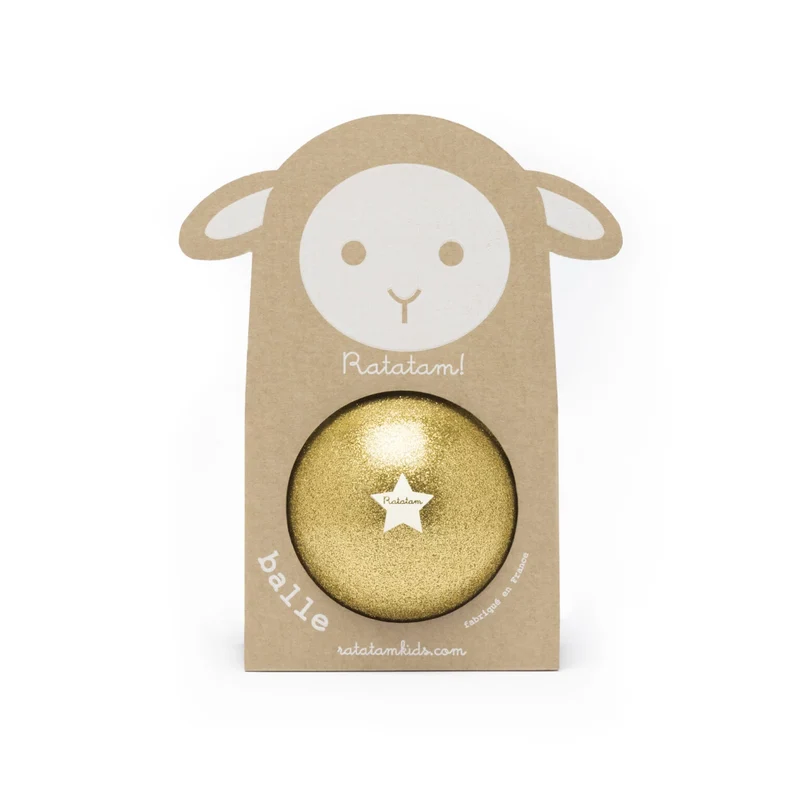 Ballon Mouton Or - 10cm