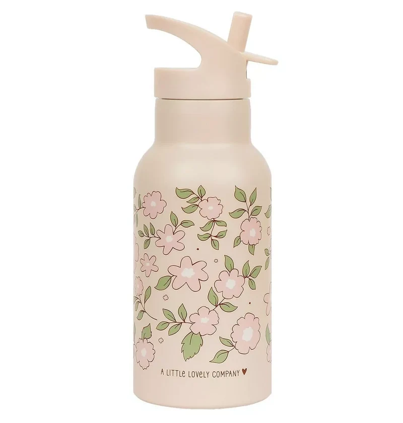 Gourde Isotherme - Fleurs Rose