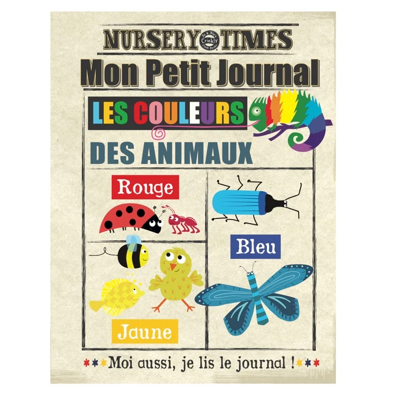 Livre bébé en tissu - Les couleurs