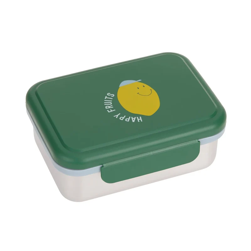 Boîte à goûter inox Happy Fruits Lemon