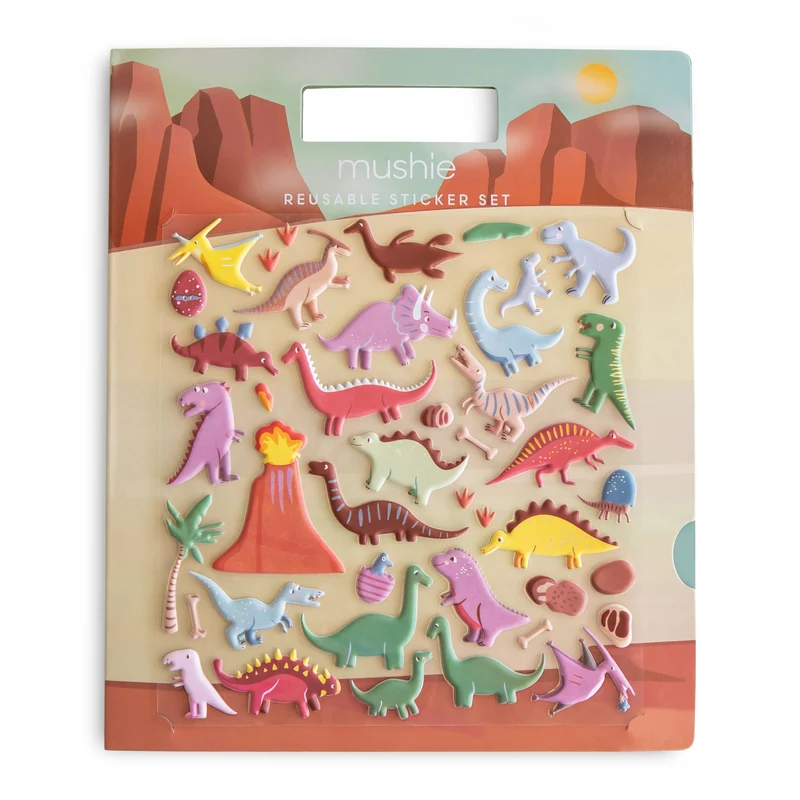 Livre de gommettes repositionnables - Dino